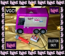 ❤COLLECTION ONLY!❤BRATZ ON THE MIC TOUR BUS LARGE PLAYSET PLUS MICROPHONE ~VGC!❤