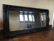 Matt Black Gilt Ornate Large