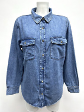 Ex H&M Ladies Lightweight Denim Shirt Sizes 10 12 14 16 18 20