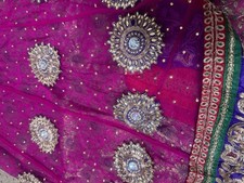 Asian Lehnga with Duppata Indian Wedding Dress