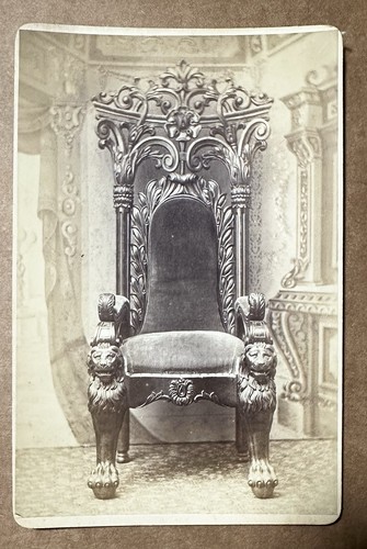 Unusual cabinet card photo - card,