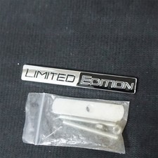 1x Chrome Silver Black LIMITED