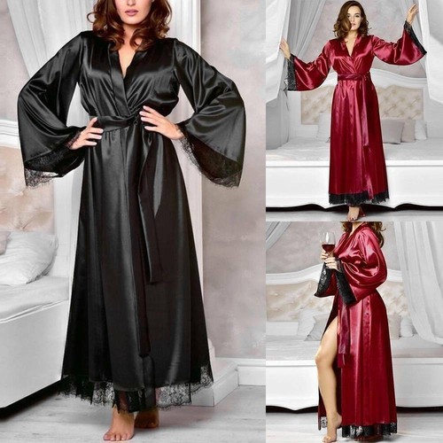 Women sexy satin silk lace - women,
