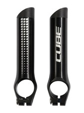 CUBE CNC Alloy Stubby Handlebar Bar Ends HPA Black