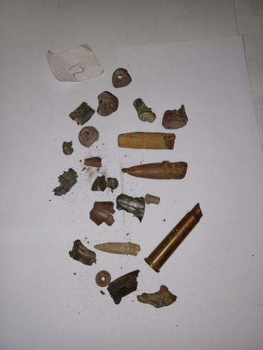 Ww2 shrapnel pieces job lot - ww2,