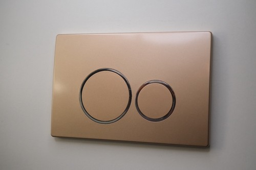 Gold abs flush plate - abs,