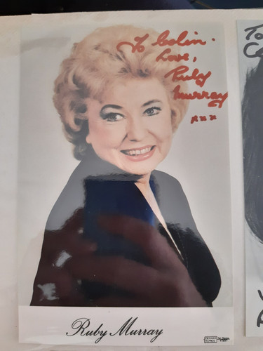 Ruby murray signed - ruby,