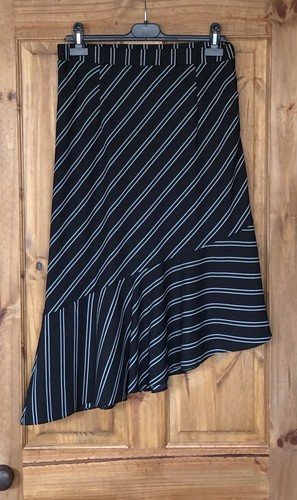 New damart black striped - striped, lined