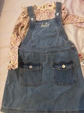 girls levis set dungarees