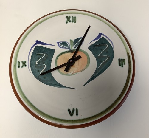 Studio pottery wall clock - studio,