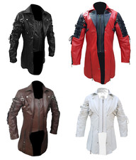 Mens Trench Style Coat Real