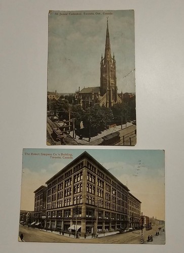 1912 canadian postcards - 2x,