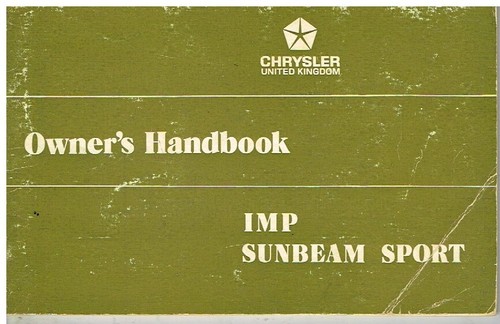 Sunbeam imp sport original - imp,