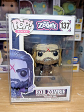 Funko POP! Rocks Rob Zombie #137 Box Damage w/Pop Protector