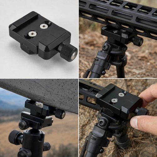 Arca swiss bipod adapter - arca, m-lok