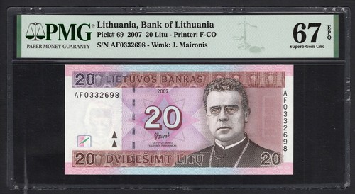 Lithuania litu 2007 p69 - lithuania,