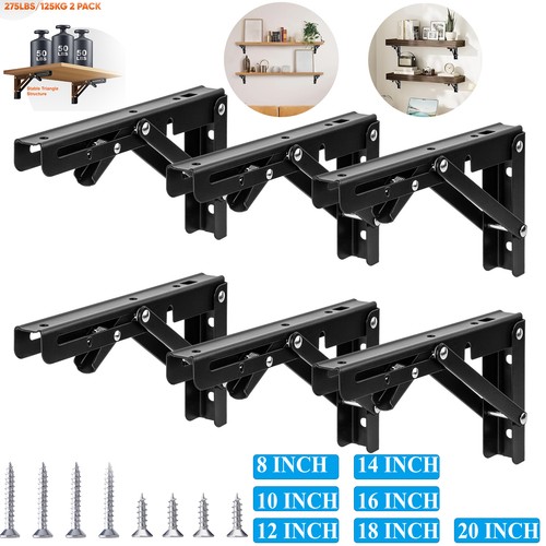 2pcs folding shelf bracket - 2pcs,