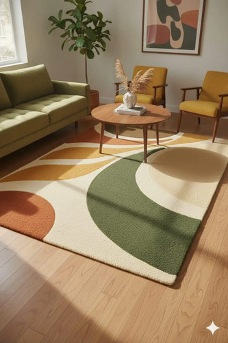 Retro geometric hand - retro,