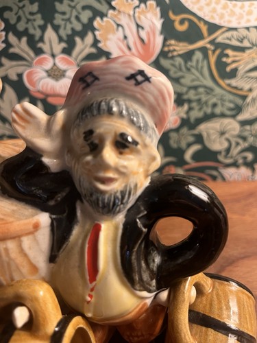 Vintage pottery whisky man - whisky,