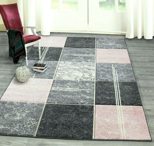 Modern rugs design silver grey - silver,