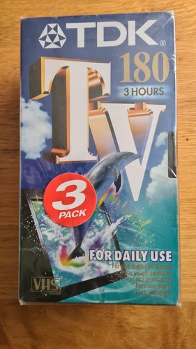 Tdk 180 hrs vhs - vhs, video