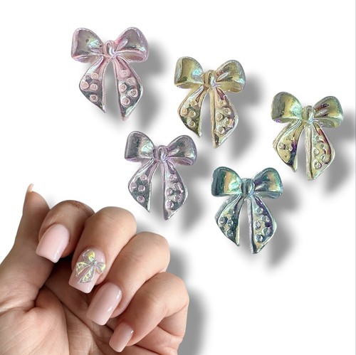 30pcs resin nail bows - 30pcs,