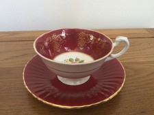 Vintage Paragon  Burgundy Red