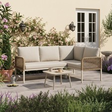 4 Seater Garden Corner Sofa