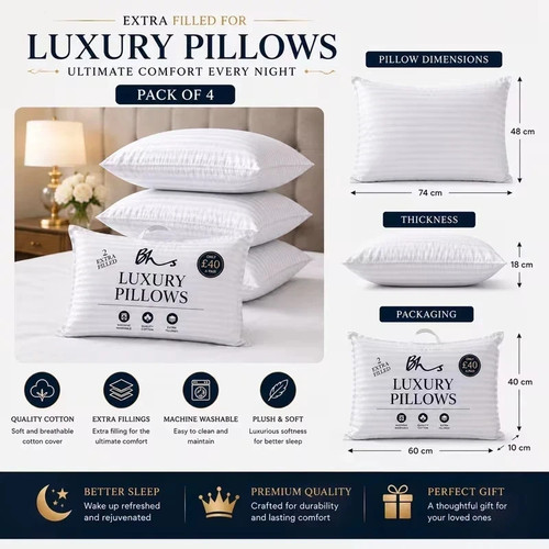 Pillows standard size set - 4x,