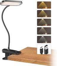 Clip on Light for Headboard, Rechargeable Battery Bunk Bed Reading Light with Cl