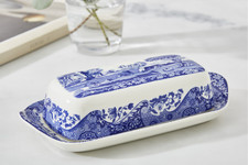 Spode - Blue Italian - Butter Dish - 228501N
