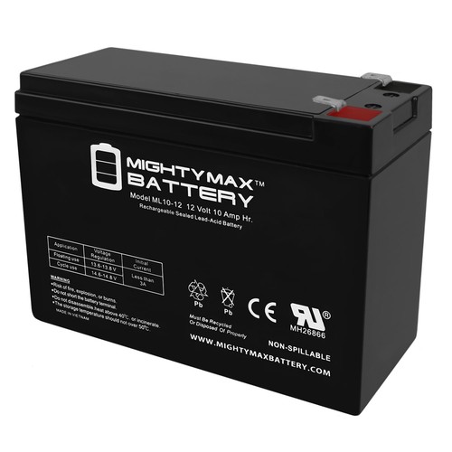 Mighty max 12v 10ah sla - mighty,