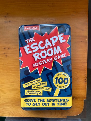 Unopened escape room mystery