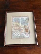 Vintage Framed Embroidery