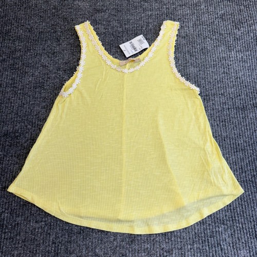 Elodie yellow ribbed tank - elodie,