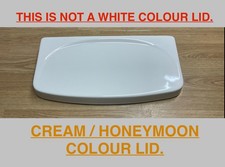 Toilet Cistern Lid = CREAM /