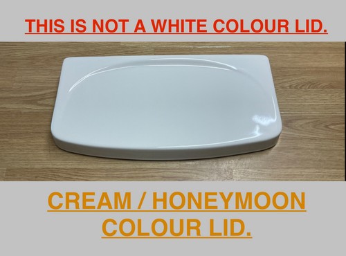 Toilet cistern lid - toilet, cream