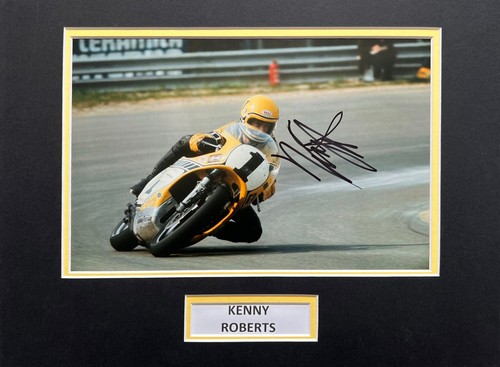 Kenny roberts hand signed - hand,