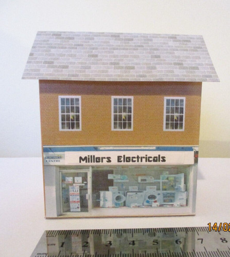 Scratch built card - card, model
