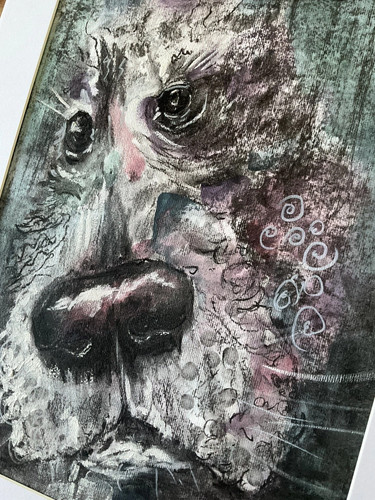 Crazy spaniel dog original - spaniel,