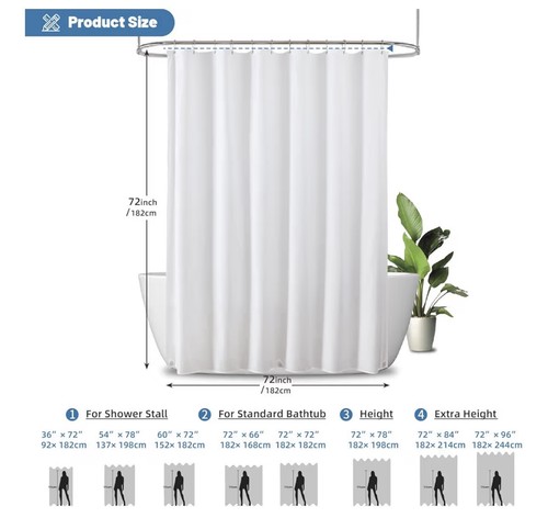 Water repellent fabric shower - water,