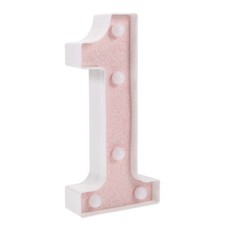  Large Light up Numbers Cardboard Marquee Decorative Led Glowing Lights