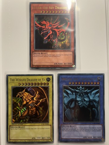 Yugioh egyptian god cards - egyptian,