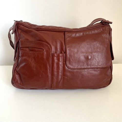 Enny large shoulder bag russet - enny,