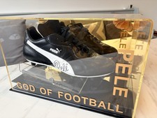 Signed Pele Boot In Display