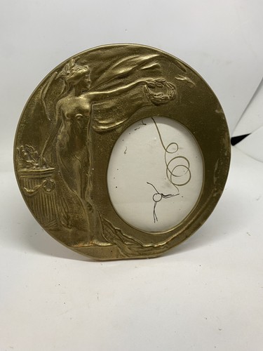 Vintage brass art nouveau - brass,