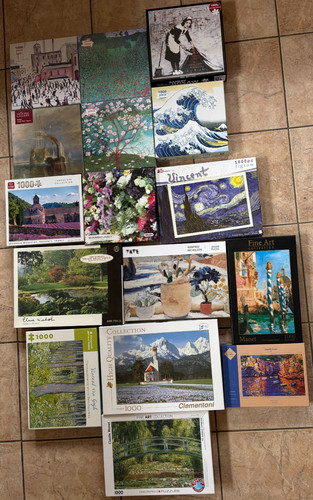 1000 piece jigsaw puzzles - x,