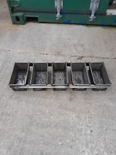 5 Strap Of Vintage Bread Tins Mid Century From The Oven Door Bakery Penzance 