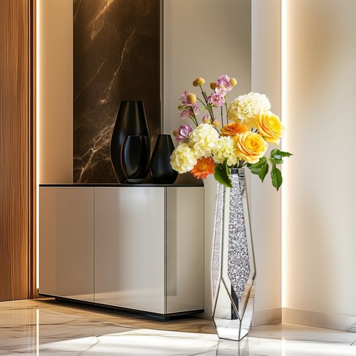 Luxury silver mirrored - silver,