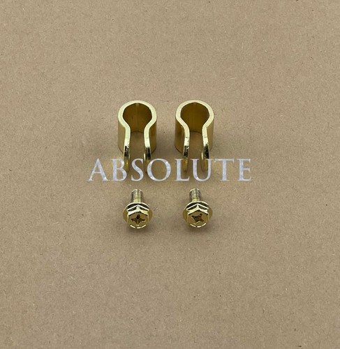 Gold sissybar clamps - gold,